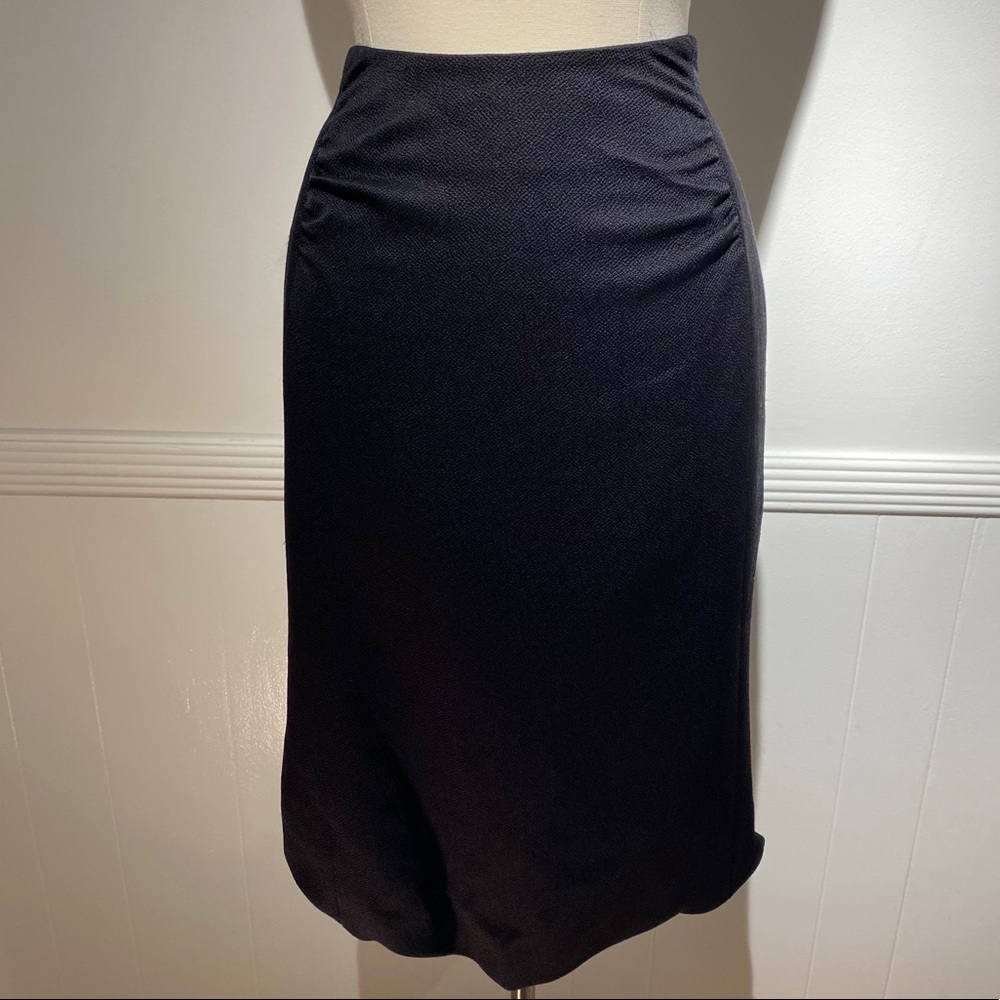 Giorgio Armani Silk Crepe Skirt with Tulip Hem